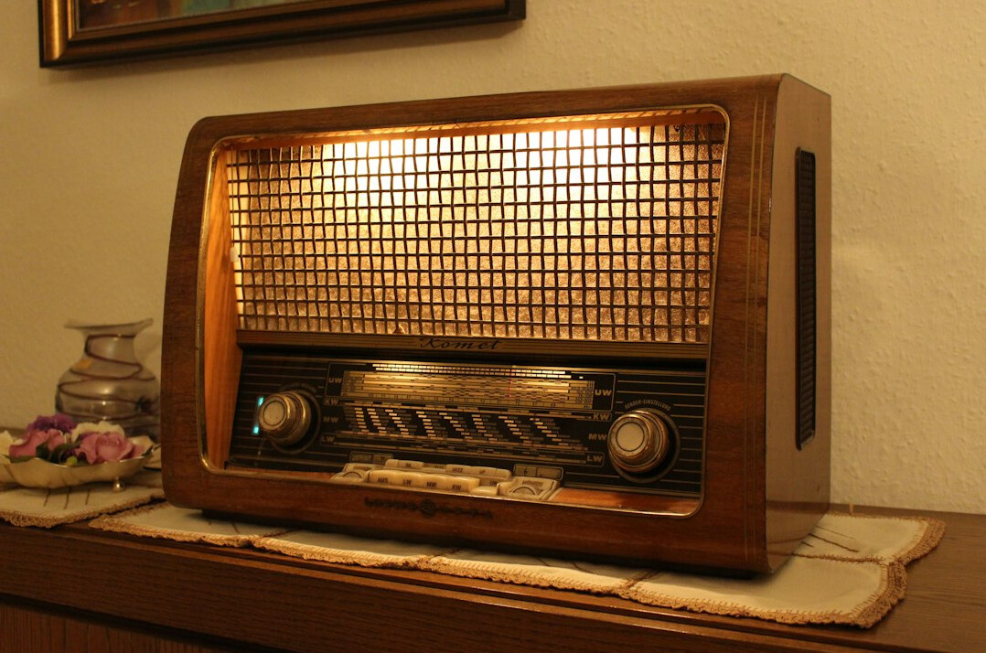 retro radio advertisement